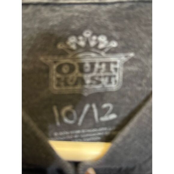 Outkast Boys Hip-Hop Duo Graphic Crewneck Short Sleeve T-Shirt Black Size 10/12 - Picture 3 of 4